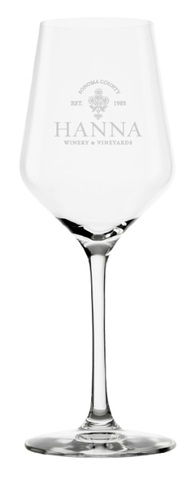 HANNA Logo White Wine Glass