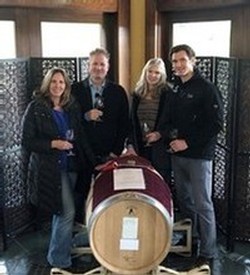 Hanan Winery Award barrel
