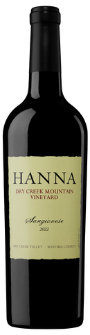 HANNA Dry Creek Valley Sangiovese 2023 bottle